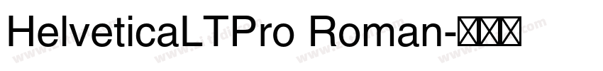 HelveticaLTPro Roman字体转换